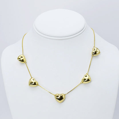 5 Hearts Necklace