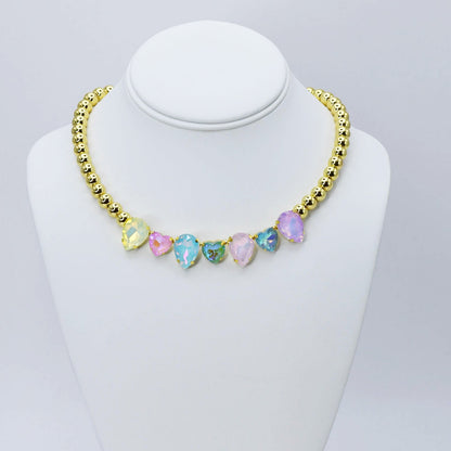Candy Heart Glow Necklace