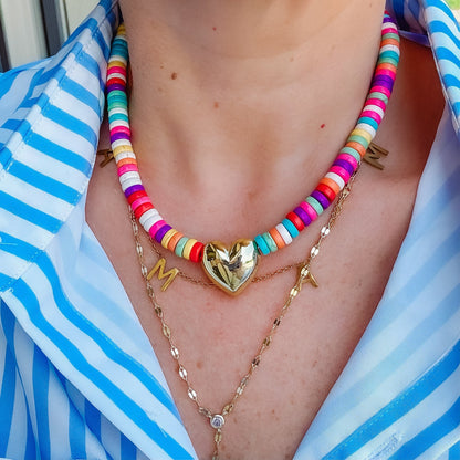 Hey Girlie Beaded Necklace