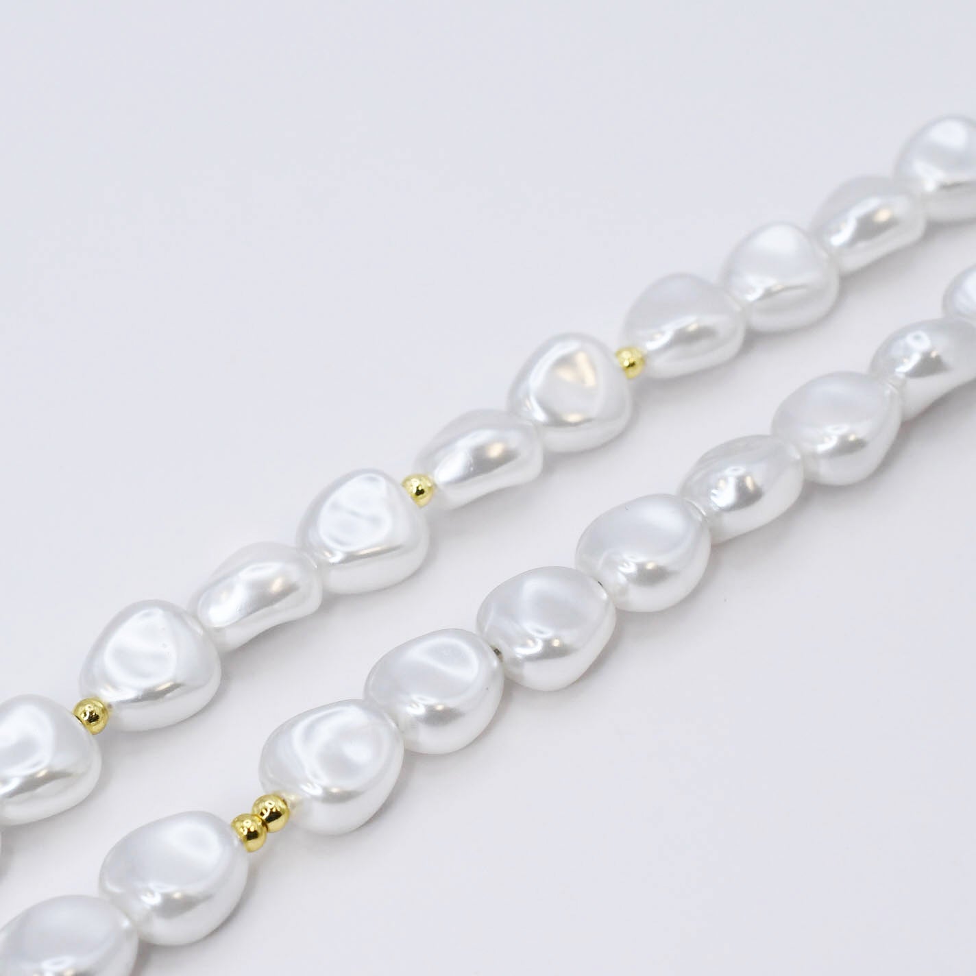 Radiant Pearl Heart Necklace