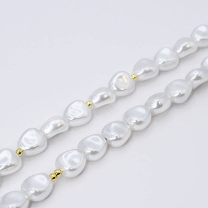 Radiant Pearl Heart Necklace