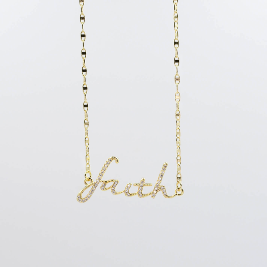 Faith Necklace Gold I-42