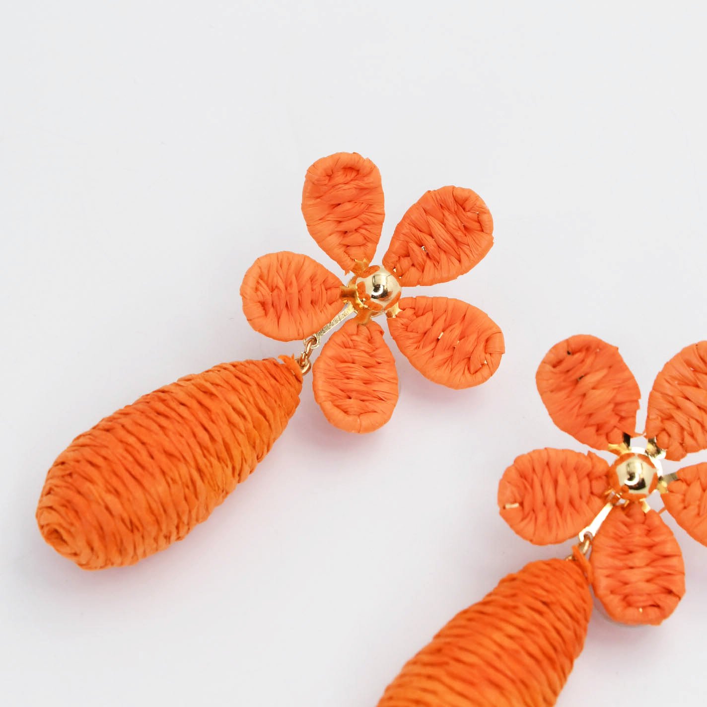 OrangeRaffiaFlower.1