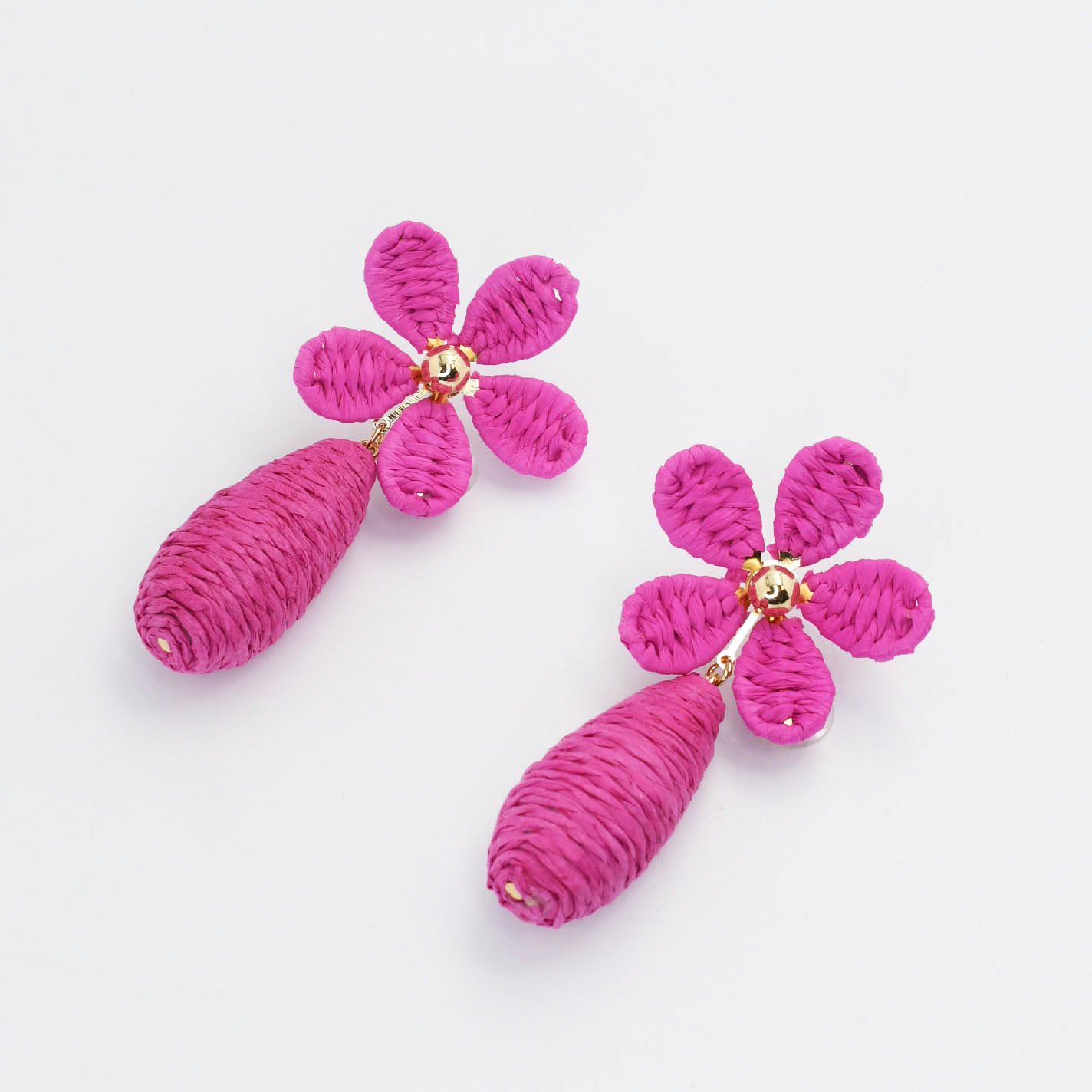 PinkRaffiaFlower (1)